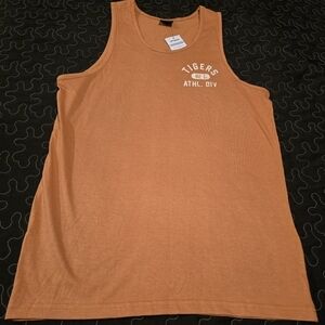 Tbar Cotton On Men's Muscle Tank Top. Size XS Tigers Athl.‎ DIV. NWT Caramel